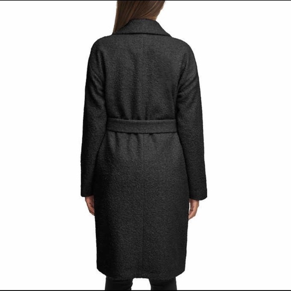 *NEW* Kenneth Cole Boucle Wrap Trench Coat - Picture 5 of 16